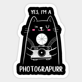 Yes, i’m a Photograpurr Sticker